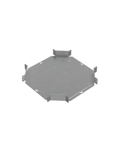 Х-разветвитель 80х400 мм ПЛЮС HD85 КМ-профиль (XDplus80-400 HD85) в Рубцовске Аксессуары для лотков Pintop.ru