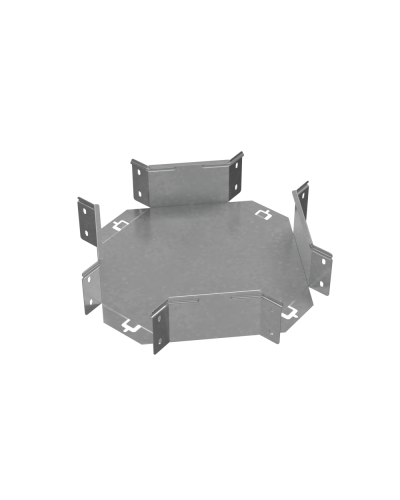 Х-разветвитель 100х150 мм ПЛЮС INOX304 КМ-Профиль (XDplus100-150 INOX304) в Рубцовске Аксессуары для лотков Pintop.ru