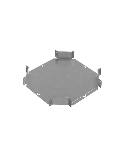 Х-разветвитель 100х400 мм ПЛЮС HD КМ-Профиль (XDplus100-400 HD) в Рубцовске Аксессуары для лотков Pintop.ru