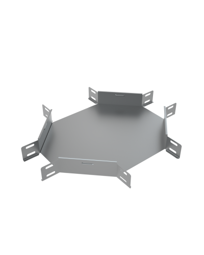 Х-разветвитель 50х200 мм КМ-Профиль (XD50-200) в Рубцовске Аксессуары для лотков Pintop.ru