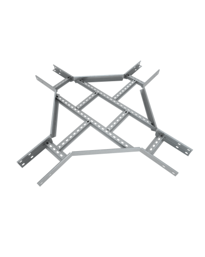 Х-разветвитель лестничный 80х300х1,2 мм Быстрый монтаж HD КМ-Профиль (LXDS80-300-1.2 HD) в Рубцовске Аксессуары для лотков Pintop.ru