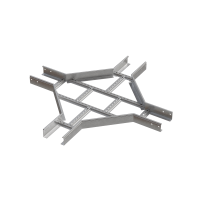 Х-разветвитель лестничный 80х200х2,0 мм HD N КМ-профиль (LXD80-200-2.0 HD N)