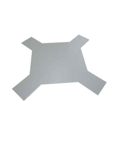 Крышка лестничного Х-разветвителя 800 мм КМ-профиль (KLXD800) в Рубцовске Аксессуары для лотков Pintop.ru