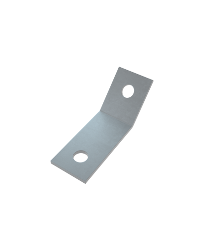 Уголок 45 гр. (2 отверстия) HD85 КМ-профиль (USG45-2 HD85) в Рубцовске Аксессуары для лотков Pintop.ru