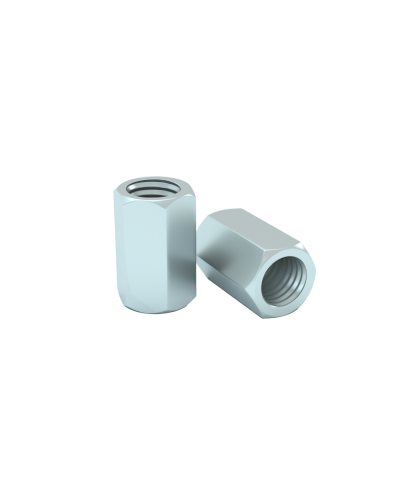 Гайка соединительная М12 DIN 6334 (упак. 20 шт) КМ-Профиль (MS12) в Рубцовске Крепеж Pintop.ru