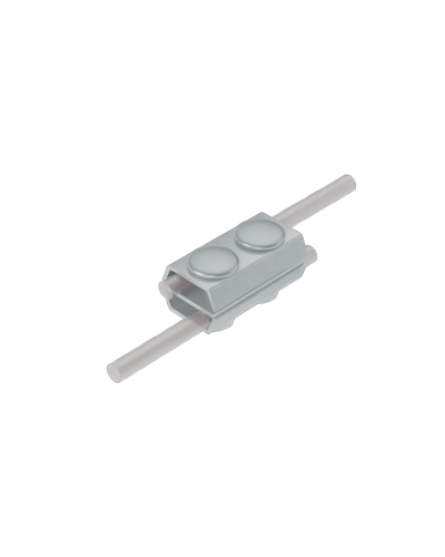 Параллельный соединитель прутка Ø 5-8 мм двойной HD КМ-Профиль (2PS-D5-8 HD) в Рубцовске Монтажные материалы Pintop.ru