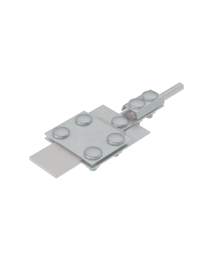 Универсальный контрольный соединитель полоса до 30 мм пруток Ø 5-8 мм HD КМ-Профиль (UKS-B30-D5-8 HD) в Рубцовске Аксессуары для лотков Pintop.ru