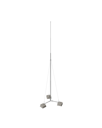 Вольностоящая молниеприемная мачта составная H7,1 м для подвесных клетей разборное основание HD КМ-Профиль (RTVMRK-H7.1 HD) в Рубцовске Монтажные материалы Pintop.ru