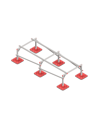 Опорная конструкция для установки оборудования TECHNORAPTOR FOOT 1000х2500 HD КМ-профиль (KM-TR-F-SSEI-1000-2500 HD) в Рубцовске Системы видеонаблюдения Pintop.ru