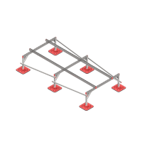 Опорная конструкция для установки оборудования TECHNORAPTOR FOOT 1500х3000 тип 1 КМ-профиль (KM-TR-F-SSEI-1500-3000-1)