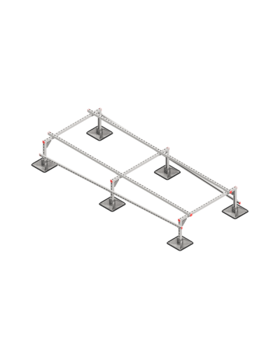 Опорная конструкция для установки оборудования TECHNORAPTOR STEELFOOT 1200х3000 тип 1 HD КМ-профиль (KM-TR-STF-SSEI-1200-3000-1 HD) в Рубцовске Системы видеонаблюдения Pintop.ru