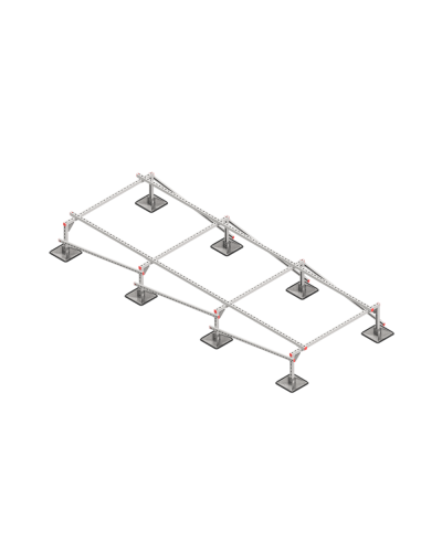 Опорная конструкция для установки оборудования TECHNORAPTOR STEELFOOT 1500х4000 тип 1 КМ-профиль (KM-TR-STF-SSEI-1500-4000-1) в Рубцовске Системы видеонаблюдения Pintop.ru