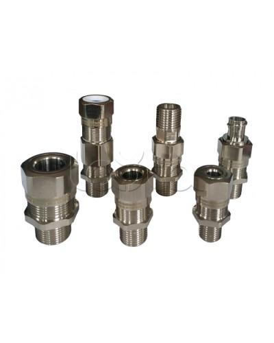 Металлический кабельный ввод взрывозащищённый Магнито-Контакт ВН20 1ExdIICGb/1ExeIIСGb/0ExiaIICGa/2ExnRIIGc/ExtaIIICDa в Рубцовске Аксессуары для кабель-канала Pintop.ru