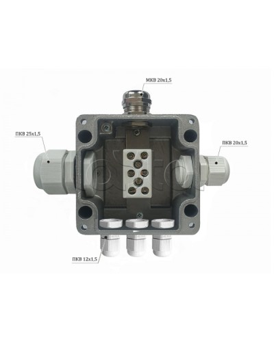 Металлическая коробка соединительная Магнито-контакт МКС 2ВК «МОРОЗ» с датчиком вскрытия корпуса (тампером), IP66/IP68 в Рубцовске Распределительные коробки Pintop.ru