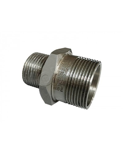 Металлический резьбовой переходник взрывозащищённый Магнито-контакт Ех-переходник МКВМ 01МН 1МН Н (М16х1,5/М20х1,5) 1Ex d IIС Gb/PB Ex d I Mb или Ex tb IIIС Db или 0Ex ia IIC Ga или 1Ex e IIС Gb в Рубцовске Дополнительное оборудование (Ex) Pintop.ru