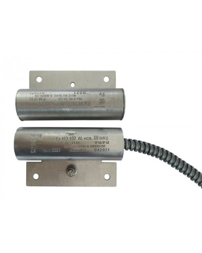 Извещатели охранные точечные магнитоконтактные взрывозащищённые Ех ИО102 Al исп.300, с магнитом М-50, с постоянно присоединенным кабелем в металлорукаве Магнито-Контакт в Рубцовске Извещатели охранные (Ex) Pintop.ru