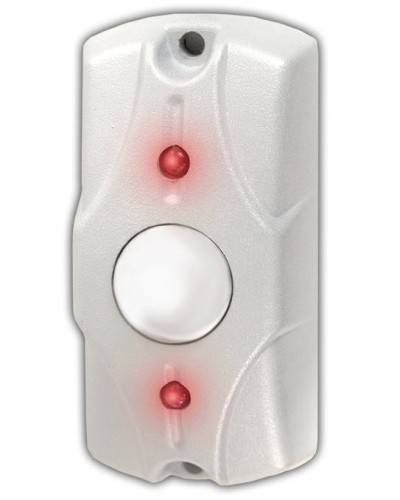 Олевс ЦИКЛОП Кнопка выхода серебристый металлик в Рубцовске Электромагнитные замки Pintop.ru