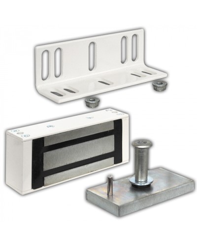 Замок электромагнитный Олевс М1-300 белый в Рубцовске Электромагнитные замки Pintop.ru