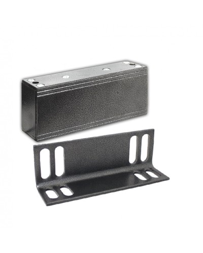 Замок электромагнитный Олевс М2-400 с уголком серебряный антик в Рубцовске Электромагнитные замки Pintop.ru