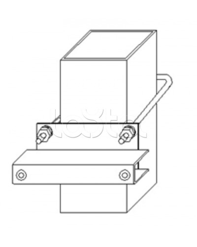 Узел крепления блоков подключения и управления БД-НР, БМ-НР, БУПР извещателей Омега-микродизайн УЗК-КС 80 в Рубцовске Кронштейны и планки для извещателей Pintop.ru