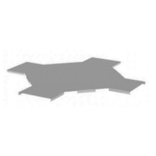 Крышка ответвителя X-образного 100х15 (0,7) для лестничного лотка ПожТехКабель (652-001)