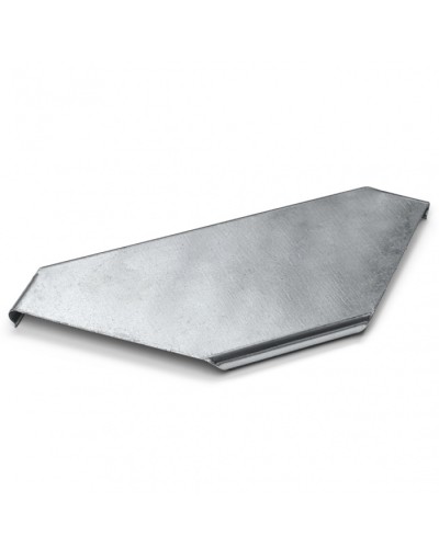 Крышка плоского угла 45° 600x15 (0,8) ПожТехКабель (550-029) в Рубцовске Аксессуары для лотков Pintop.ru