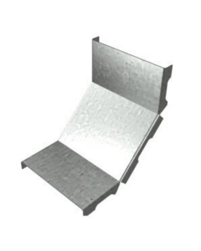 Крышка угла вертикального внутреннего 90° 100х15 (0,7) для лестничного лотка ПожТехКабель (651-001) в Рубцовске Кабельные лотки Pintop.ru