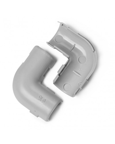 Угол 90° соединительный для труб 16мм, ПожТехКабель 703-001 в Рубцовске Повороты, муфты, тройники Pintop.ru