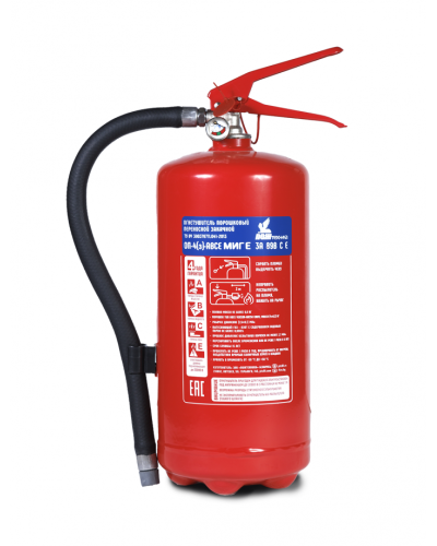 Огнетушитель ПОЖТЕХНИКА ОП-4(з) МИГ Е (3А, 70В, С, Е) в Рубцовске Огнетушители Pintop.ru
