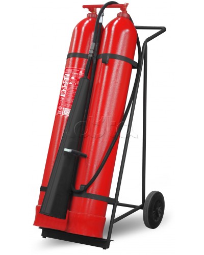 Огнетушитель ПОЖТЕХНИКА ОУ-50 Морской ИНЕЙ (144В, до 10 000V) 2х40л. (баллона по ГОСТ 949, раструб=1м) в Рубцовске Огнетушители Pintop.ru