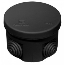 Коробка распределительная для о/п безгалогенная (HF) черная 70х50 (132шт/кор) Промрукав (40-0110-9005)