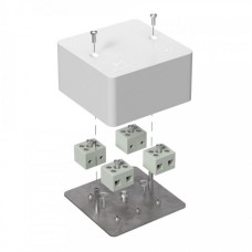 Коробка огнестойкая для кабель-канала 40-0460-FR6.0-8 Е15-Е60 (латунь) 85х85х45 Промрукав (40-0460-FR6.0-8-Е60)