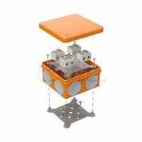 Коробка огнестойкая для о/п двухкомпонентная 60-0300-FR10.0-8 Е15-Е120 100х100х50 Промрукав (60-0300-FR10.0-8)