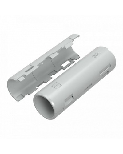 Муфта разборная d20 мм атмосферостойкая серая (10шт/320шт уп/кор) Промрукав (PR13.0430) в Рубцовске Повороты, муфты, тройники Pintop.ru