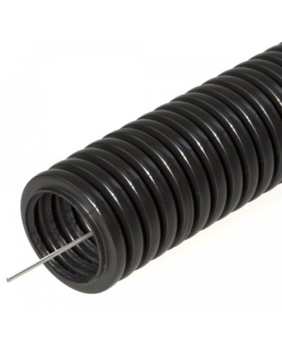 Труба гофрированная ПНД безгалогенная (HF) черная с/з д20 (100м/4800м уп/пал) Строитель Промрукав (PR.022051) в Рубцовске Труба гофрированная Pintop.ru