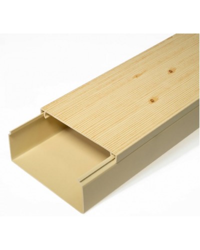 Кабель-канал сосна 2-й замок 100х40 (24м/уп) Промрукав (PR.025453) в Рубцовске Кабель-канал Pintop.ru