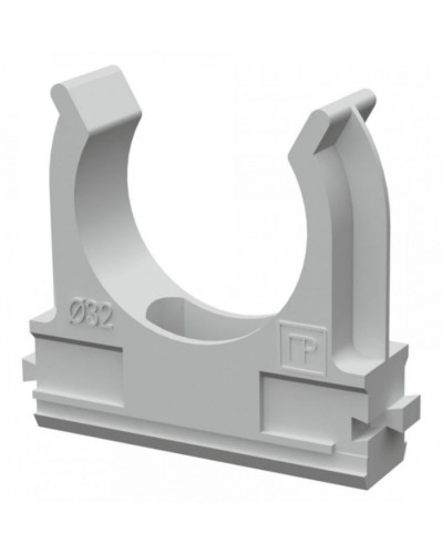 Крепеж-клипса для труб АБС-пластик в п/э д32 (25шт/500шт уп/кор) Промрукав (PR.02632) в Рубцовске Держатели, клипсы, скобы Pintop.ru