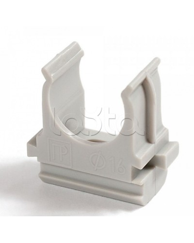 Крепёж-клипса для труб Полистирол д20 (100шт/1500шт уп/кор) Промрукав (PR.02720) в Рубцовске Держатели, клипсы, скобы Pintop.ru