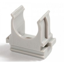 Крепёж-клипса для труб Полистирол д25 (100шт/1000шт уп/кор) Промрукав (PR.02725)