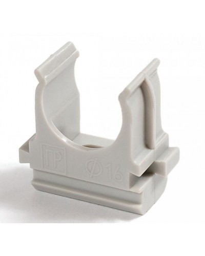 Крепёж-клипса для труб Полистирол д25 (100шт/1000шт уп/кор) Промрукав (PR.02725) в Рубцовске Держатели, клипсы, скобы Pintop.ru