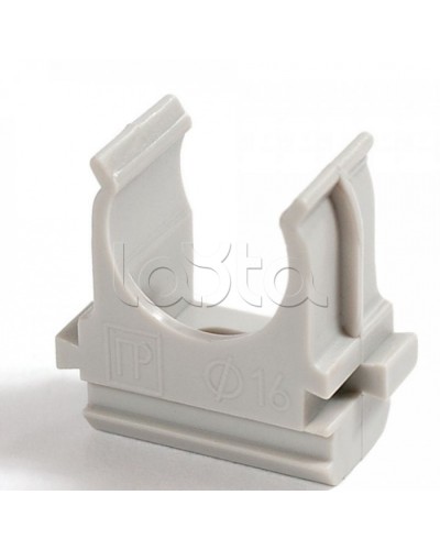 Крепеж-клипса для труб Полистирол д32 (10шт/500шт уп/кор) Промрукав (PR.02732м) в Рубцовске Держатели, клипсы, скобы Pintop.ru