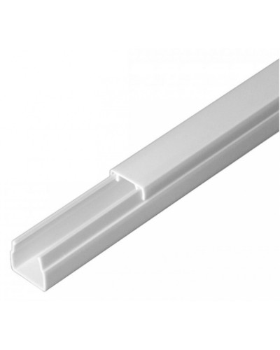 Кабель-канал белый 2-й замок в п/э 12х12 (120 м/уп) Промрукав (PR03.0046) в Рубцовске Кабель-канал Pintop.ru