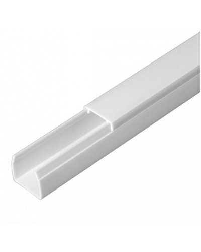 Кабель-канал белый 2-й замок в п/э 16х16 (84 м/уп) Промрукав (PR03.0048) в Рубцовске Кабель-канал Pintop.ru