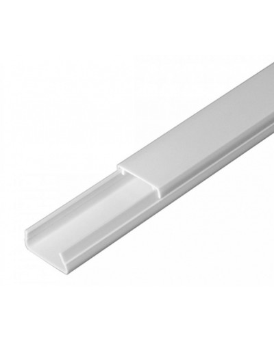 Кабель-канал белый 2-й замок в п/э 20х10 (96 м/уп) Промрукав (PR03.0049) в Рубцовске Кабель-канал Pintop.ru