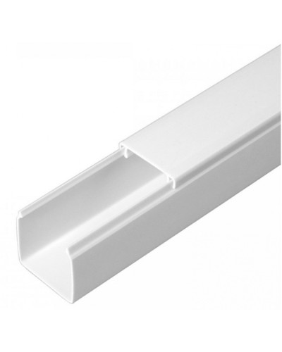 Кабель-канал белый 2-й замок в п/э 25х25 (32 м/уп) Промрукав (PR03.0051) в Рубцовске Кабель-канал Pintop.ru