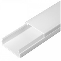 Кабель-канал белый 2-й замок в п/э 40х16 (30 м/уп) Промрукав (PR03.0052)