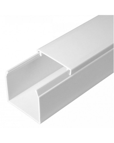 Кабель-канал белый 2-й замок в п/э 40х40 (24 м/уп) Промрукав (PR03.0054) в Рубцовске Кабель-канал Pintop.ru
