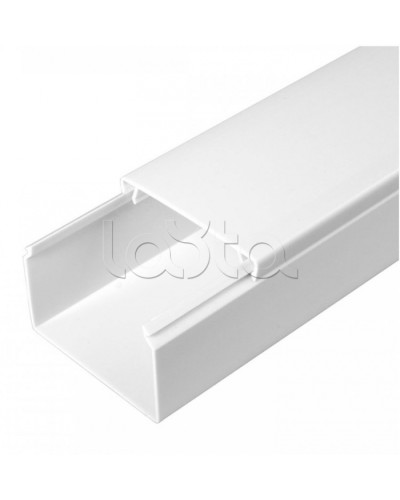 Кабель-канал белый 2-й замок в п/э 60х40 (18 м/уп) Промрукав (PR03.0055) в Рубцовске Кабель-канал Pintop.ru