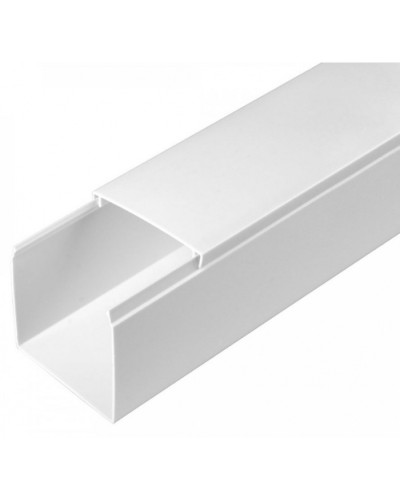 Кабель-канал белый 2-й замок в п/э 60х60 (12 м/уп) Промрукав (PR03.0056) в Рубцовске Кабель-канал Pintop.ru