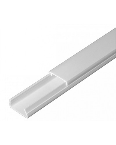 Кабель-канал серый RAL 7035 2-й замок в п/э 20х10 (180м/уп) Промрукав (PR03.0071) в Рубцовске Кабель-канал Pintop.ru